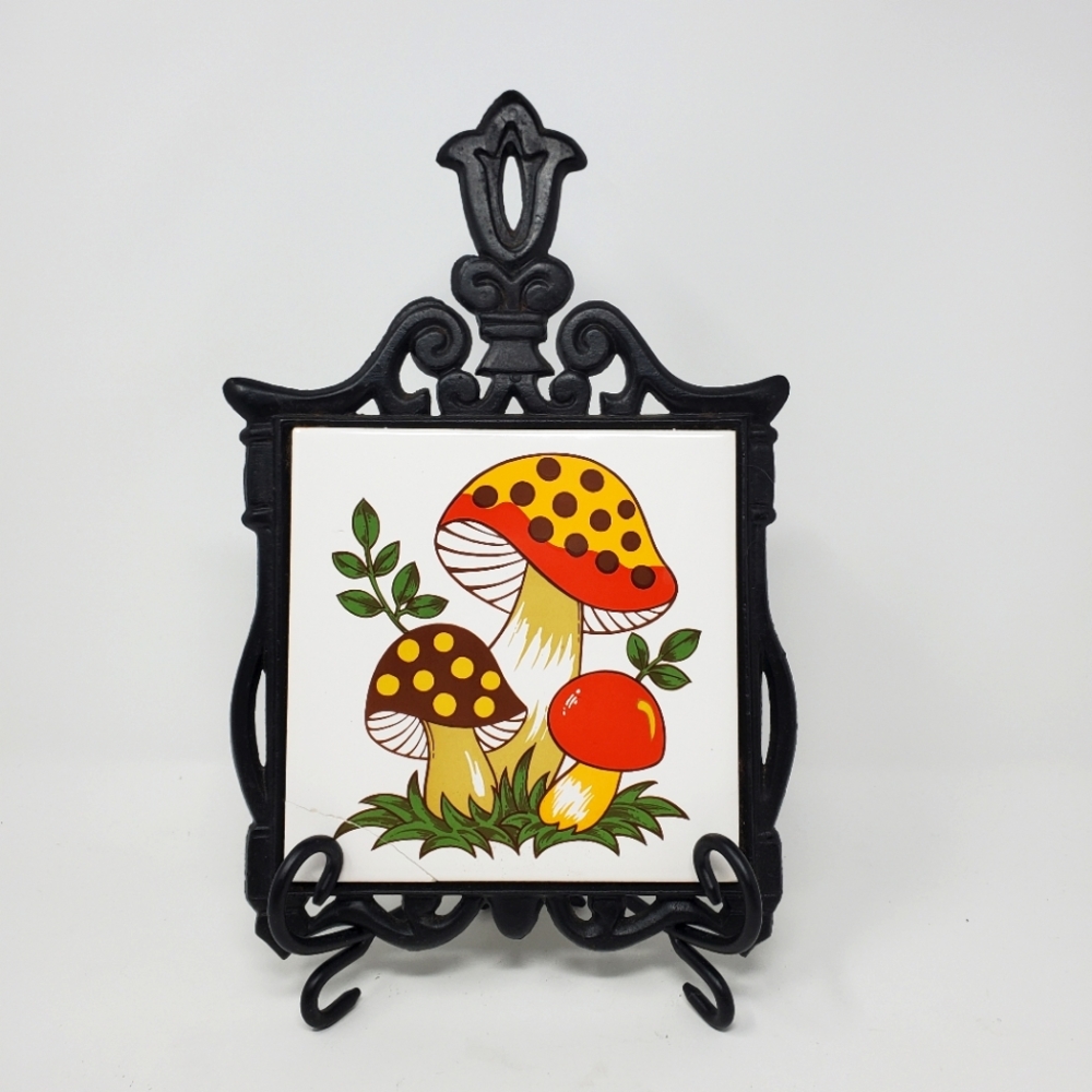 VTG Official Sears 1978 Merry Mushroom Trivet